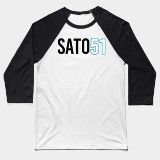 Takuma Sato 51 Baseball T-Shirt
